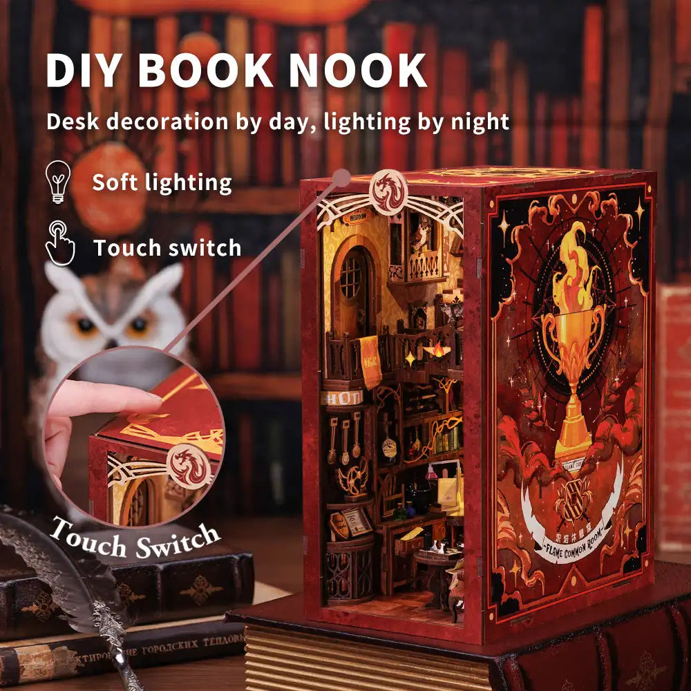 Eternal Bookstore DIY Book Nook Kit with LED Lighting