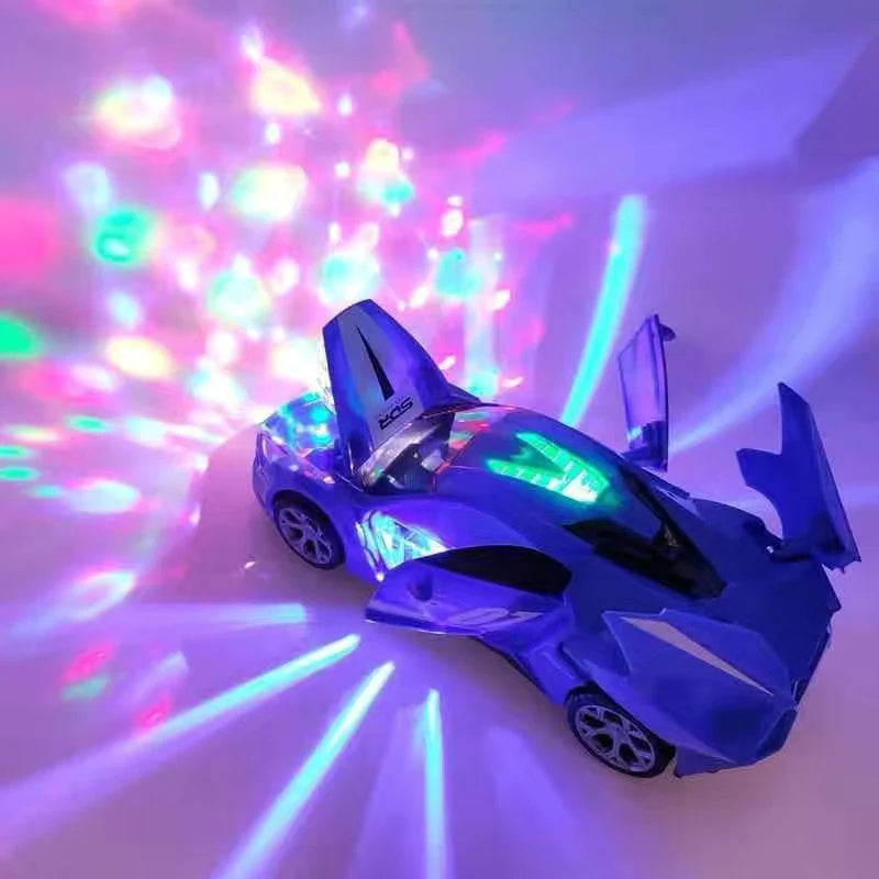 360° Spinning Stunt Racing Car with LED Lights & Music