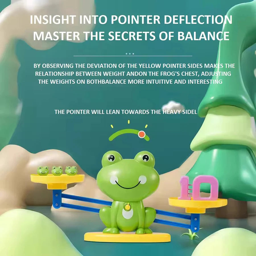 Frog Balance Math Game for Kids – Early Learning Addition & Subtraction Toy