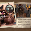 Eternal Bookstore DIY Book Nook Kit with LED Lighting