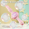 Portable Smoke Bubble Machine with LED Lights
