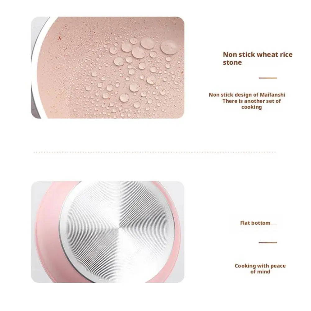 Mini Non-Stick Marble Frying Pan in Pink