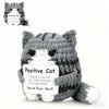 Handmade Crocheted Cat Plush – Positivity & Charm