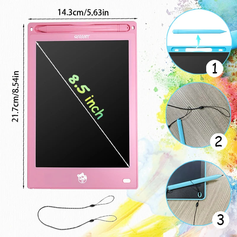 LCD Writing Tablet for Kids – Doodle Board with Lock Function
