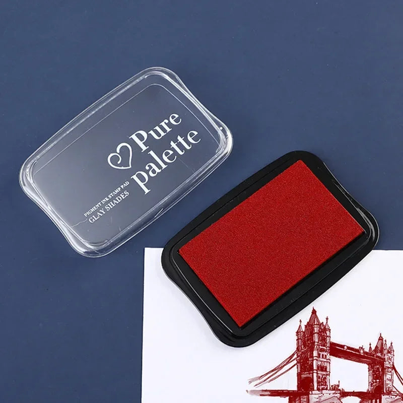12-Color Large Vintage Ink Pad Set for Stamping and Crafts
