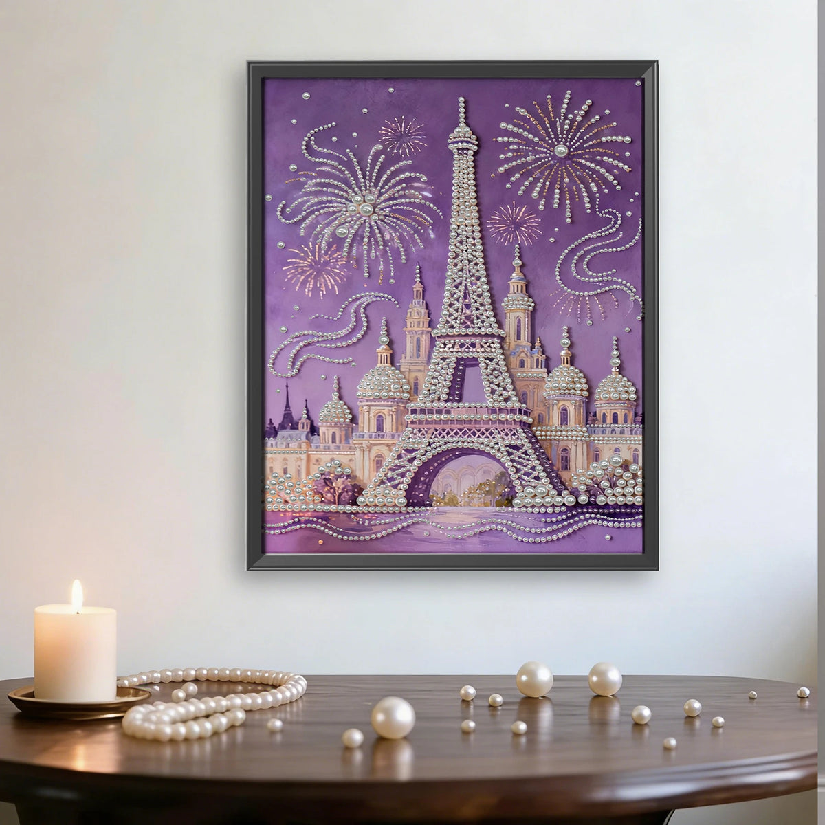 DIY Pearl Gem Painting Kit for Adults | 30x40cm Unframed Canvas Wall Art