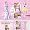 Magnetic Princess Dress-Up Play Set for Creative Girls