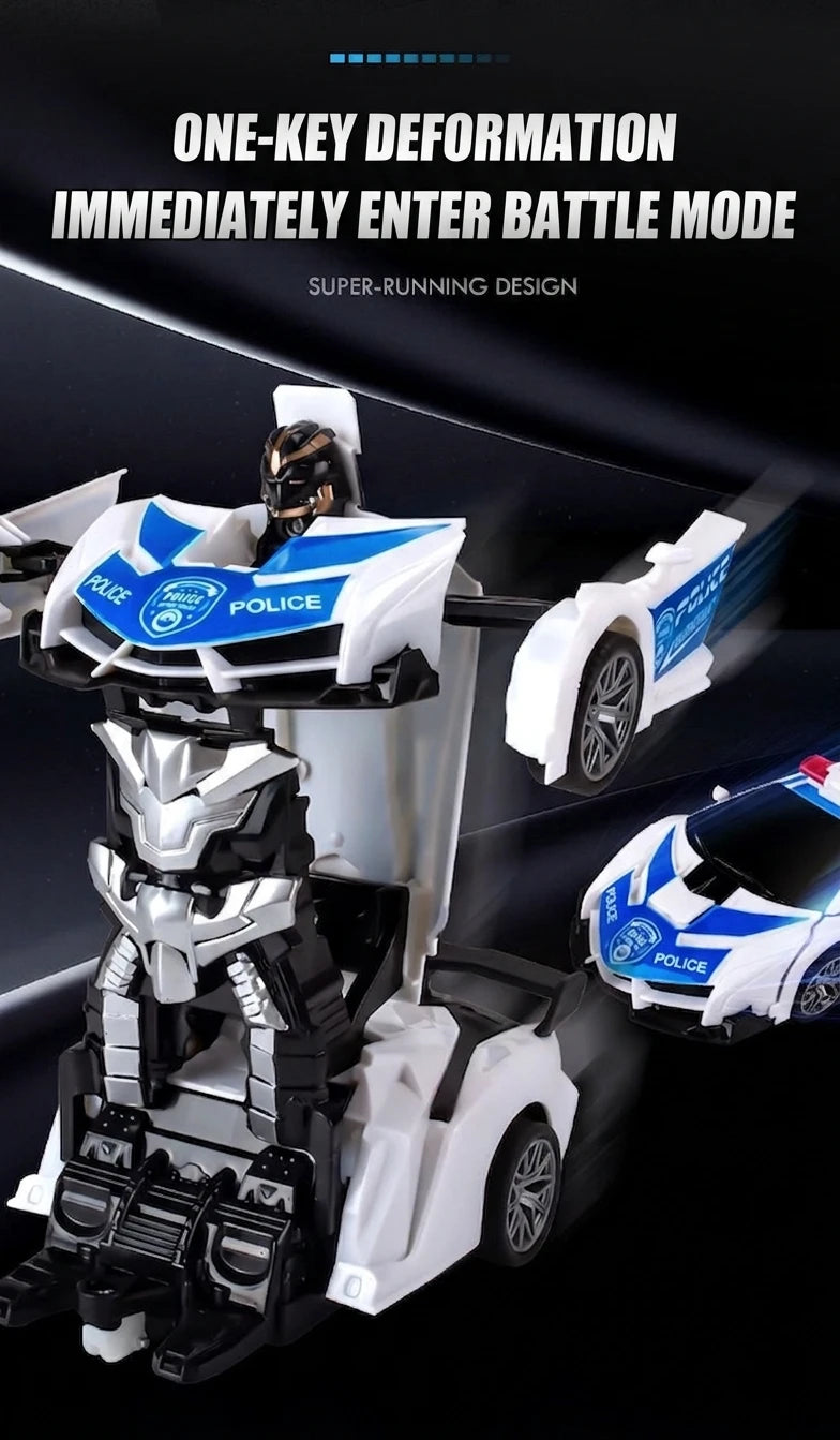 2-in-1 Remote Control Transforming Robot Car