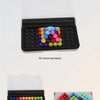 A set of colorful pyramid beads used for 2D and 3D gameplay modes.