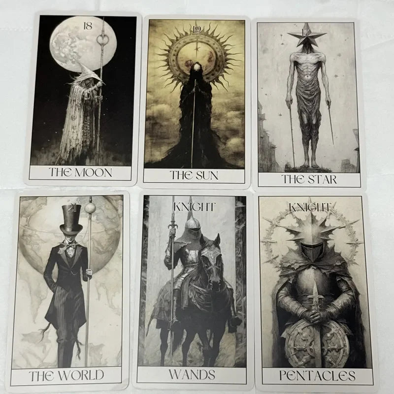 Gothic Horror Tarot Card Deck – 78 Full English Cards