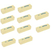 A collection of yellow butter sticks, some labeled 4oz, used as squishy toys for stress relief.