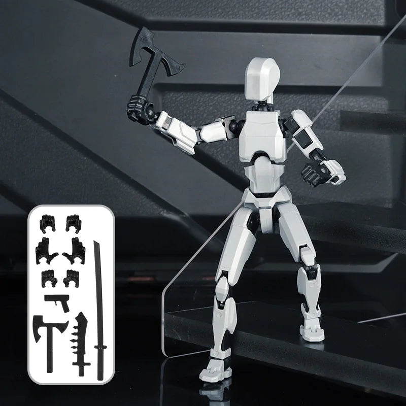 3D Articulated Action Figure Building Toy
