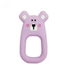 Cartoon Animal Silicone Baby Teether with Pacifier Clip