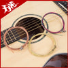 Colorful Acoustic Guitar Strings – Rust-Resistant Copper Alloy Set of 6
