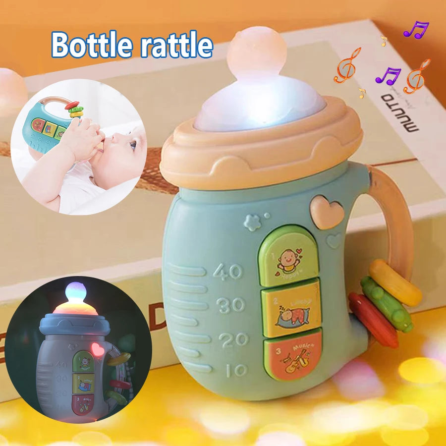Baby Pacifier Rattle with Lights and Music
