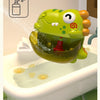 Dinosaur Bubble Machine Bath Toy with LED Lights