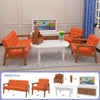 1:12 Dollhouse Furniture Set – Forest Animal Family Miniature Collection