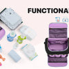 Foldable 4-in-1 Diaper Bag Backpack with Changing Pad