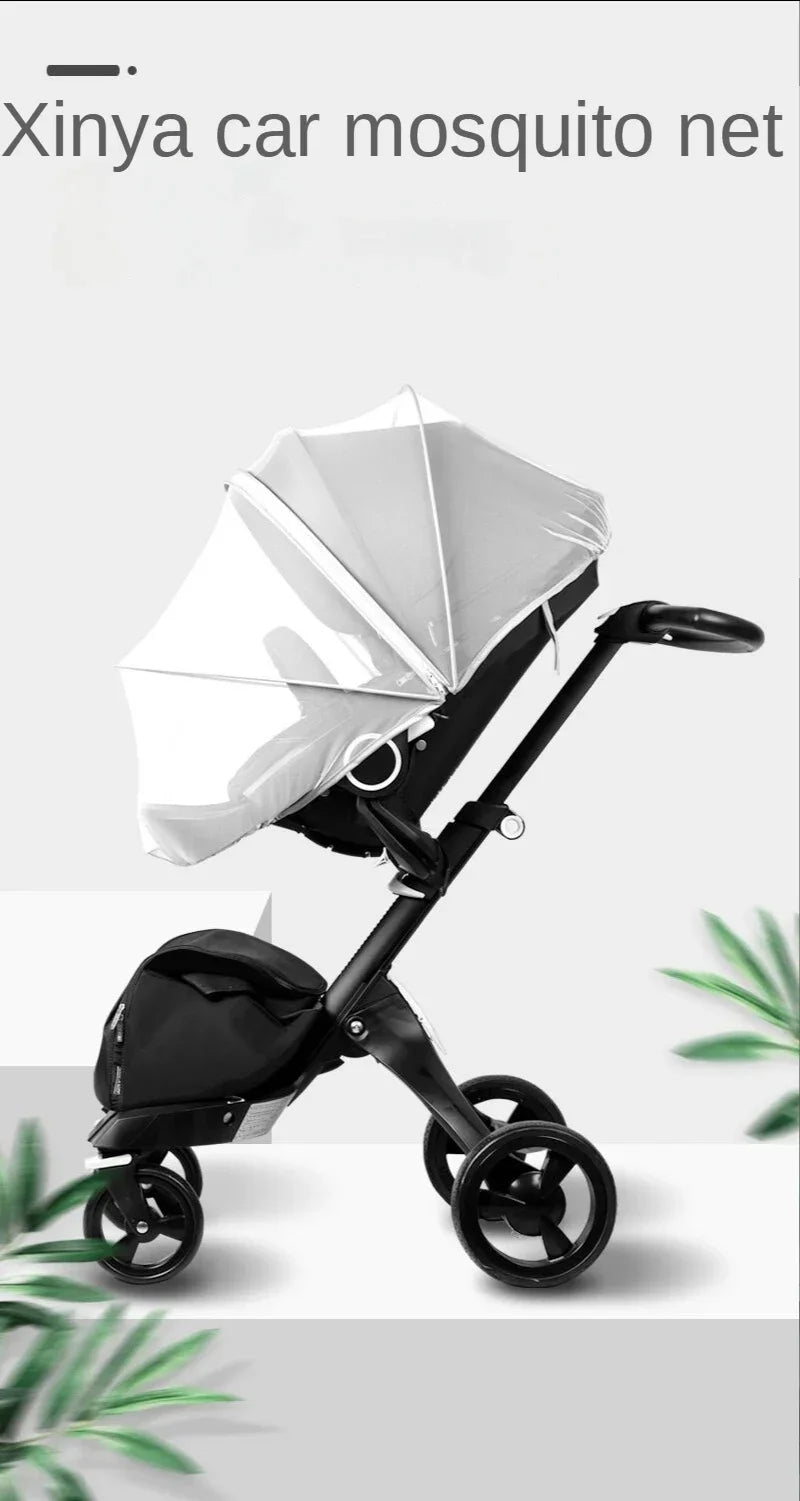 Universal Mosquito Net Cover for Baby Stroller and Crib