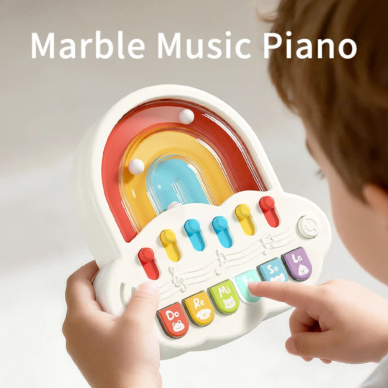 Montessori Electronic Music Keyboard Toy for Kids | Multifunctional Piano with Learning Games, Gift for Toddlers & Young Children