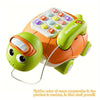 Musical Turtle Crawling Toy with Piano Lights and Baby Phone