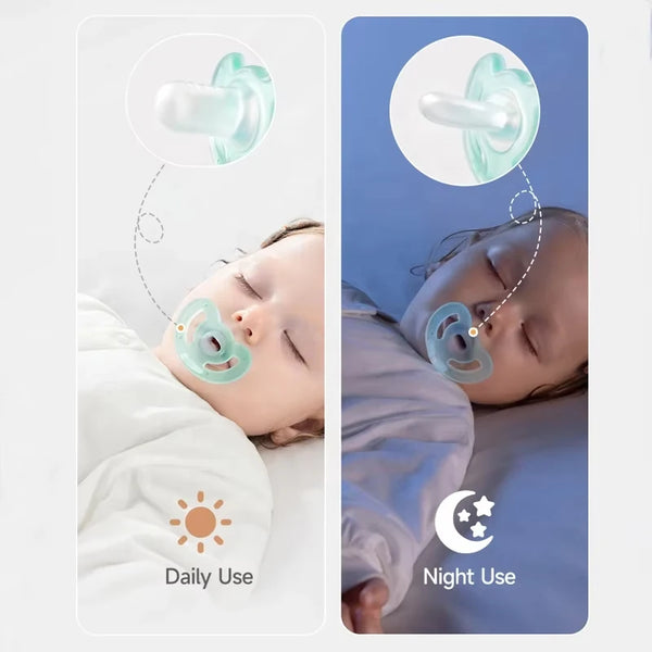 Soft Silicone Baby Pacifier – BPA-Free Soother for Day & Night