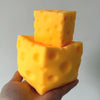 Jumbo Cheese Squeeze Fidget Toy – Slow Rebound Stress Relief