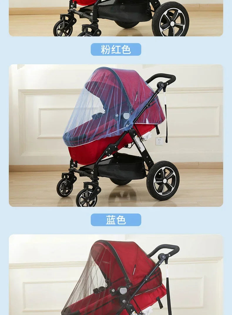 Universal Mosquito Net Cover for Baby Stroller and Crib