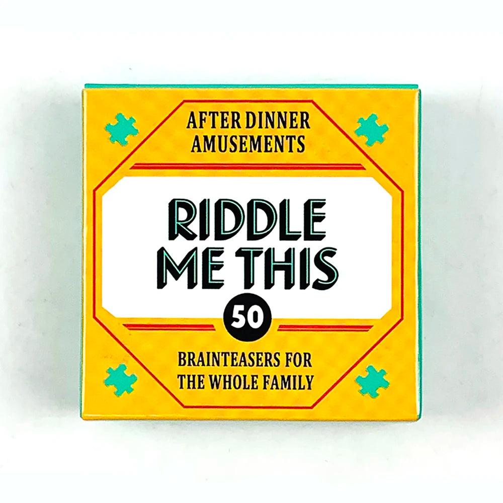 Riddle Me This: 50 Fun Dilemma Card Game for Family & Friends