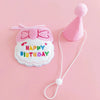 Pet Birthday Hat and Bib Celebration Set