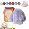 Plush Bunny Keychain Charm