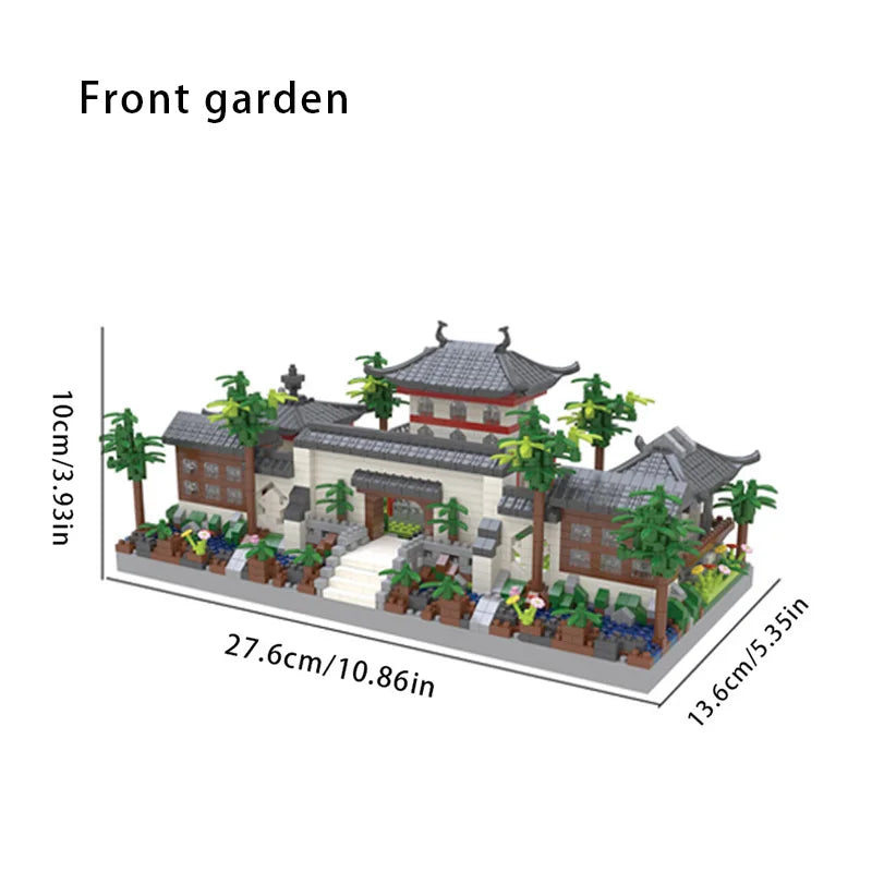Classical Suzhou Garden Micro Building Blocks Set