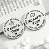 Funny Decision Coin for New Parents – Pregnancy Gift for Expecting Moms & Dads