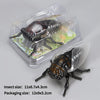 A set of wind-up insect toys including a ladybug, bee, and beetle packaged in clear plastic.