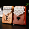 17-Key Mahogany Kalimba Thumb Piano