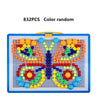 Pegboard Building Set – Colorful STEM Learning Toy with Beads and Rubber Stoppers