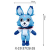 A light blue animated stuffed pet with large ears and a dark blue collar, shown from the front.
