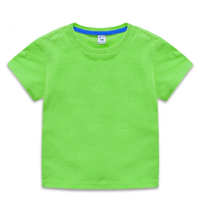 Kids Cotton T-Shirts for Boys & Girls – Soft, Breathable, Everyday Comfort