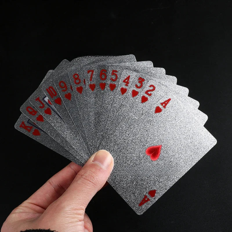 24K Gold Metallic Waterproof Playing Cards