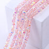 8mm Glass Watermelon Loose Beads for Jewelry Making (50-Pack)