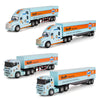 1:64 Scale Die-Cast Trailer Truck with Container - Gulf Racing Edition