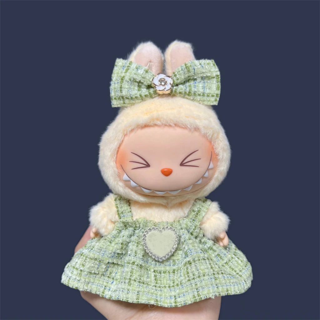 Fashion Doll Outfit Set for 15/17cm Labubu Figures