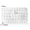 Letter & Number Silicone Mold for Resin Jewelry Making
