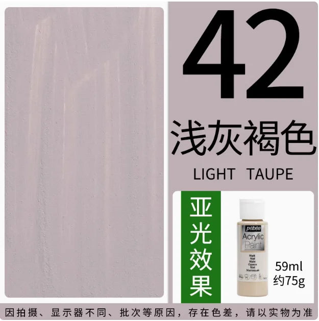 PEBEO DECO Acrylic Paint – 59ml Matte Finish for Ceramics, Wood, Metal & More