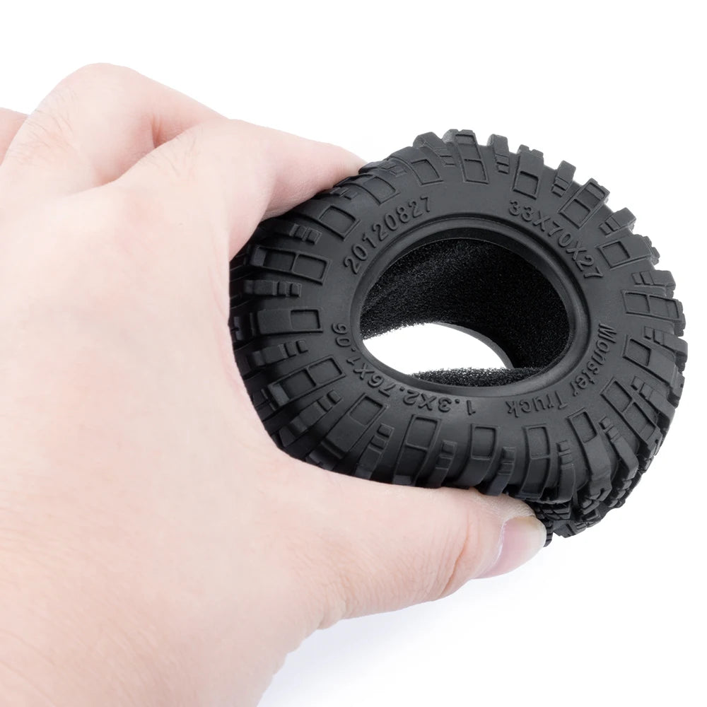 Mud Terrain RC Tires for 1/18 and 1/24 Micro Crawlers