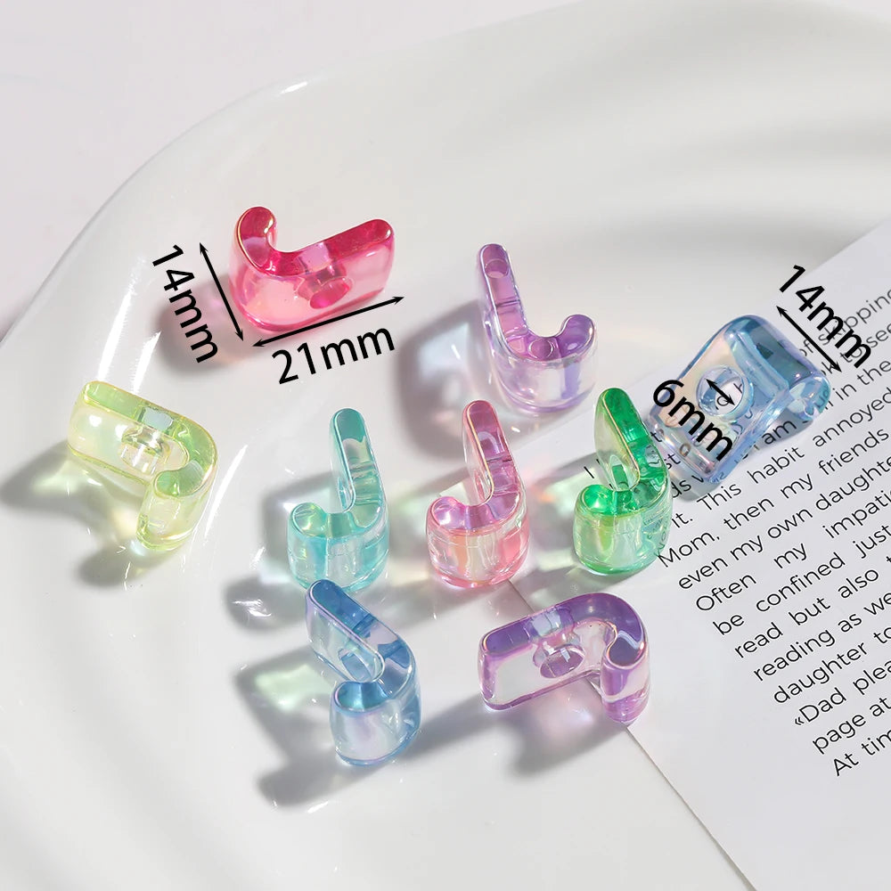 Acrylic Alphabet Beads for Jewelry Making – DIY Craft Kit