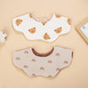 6-Layer Muslin Cotton Baby Bibs with Waterproof Backing