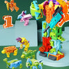 Number Dinosaur Robot Transformers Toy Set