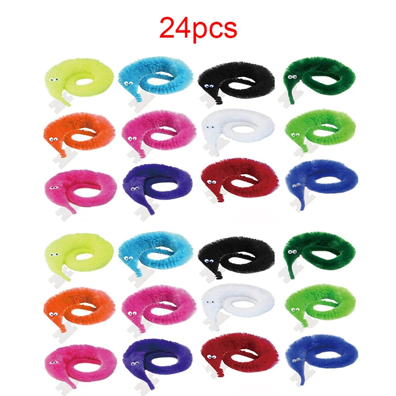 Fuzzy Magic Worm with Invisible String