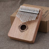 17-Key Mahogany Kalimba Thumb Piano